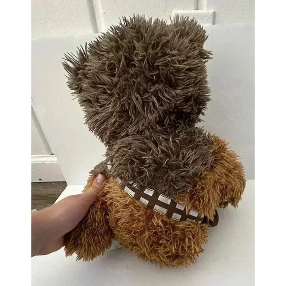 Build A Bear Chewbacca Bear Star Wars 17" Plush Stuffed Animal Chewie Brown Ammo - Picture 3 of 5